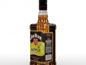 jim beam apple 70cl bottle 3D 모델