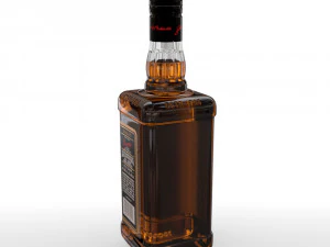jim beam apple 70cl bottle 3D Model