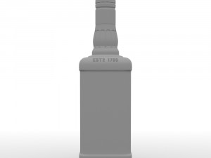 jim beam apple 70cl bottle 3D 모델