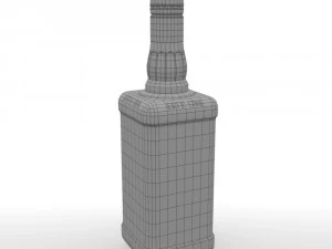 jim beam apple 70cl bottle 3D Model