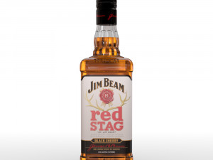 jim beam red stag 70cl bottle 3D-Modell