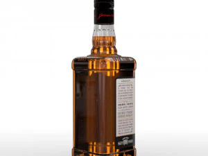 jim beam red stag 70cl bottle 3D Model