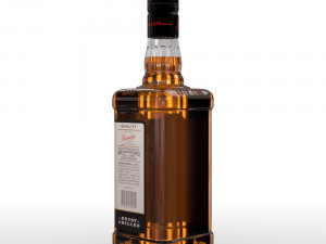 jim beam red stag 70cl bottle 3D-Modell