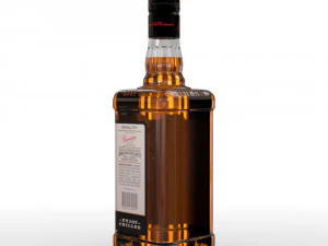 jim beam red stag 70cl bottle 3D Model