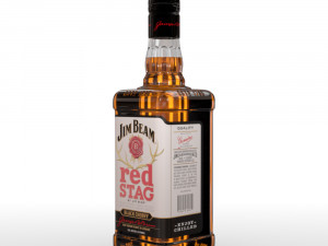 jim beam red stag 70cl bottle 3D-Modell
