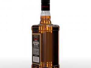 jim beam vanilla 70cl bottle Model 3D
