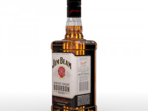 jim beam 70cl bottle set Model 3D