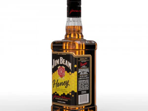 jim beam 70cl bottle set 3D Model