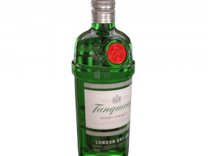tanqueray 70cl bottle 3Dモデル