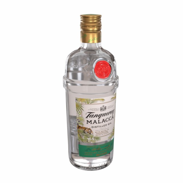 tanqueray malacca 70cl bottle 3D 모델 .c4d .max .obj .3ds .fbx .stl .blend 