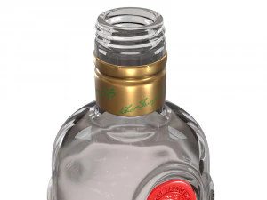 tanqueray malacca 70cl bottle 3D Model