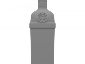 tanqueray malacca 70cl bottle 3D 모델