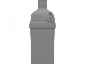 tanqueray malacca 70cl bottle 3D 모델