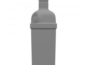 tanqueray malacca 70cl bottle 3D 모델