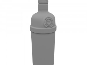 tanqueray malacca 70cl bottle 3D 모델