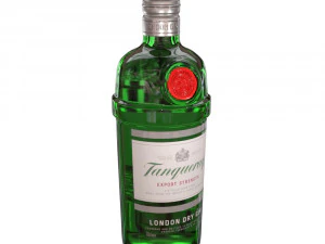 tanqueray 70cl bottle set 3D Model