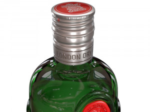 tanqueray 70cl bottle set 3D Model