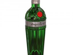 tanqueray 70cl bottle set 3D Model