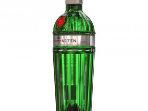 tanqueray 70cl bottle set 3D Model