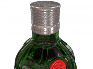tanqueray 70cl bottle set 3D Model