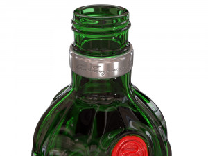 tanqueray 70cl bottle set 3D Model