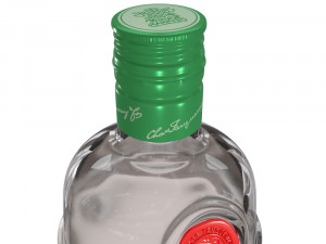 tanqueray 70cl bottle set 3D Model