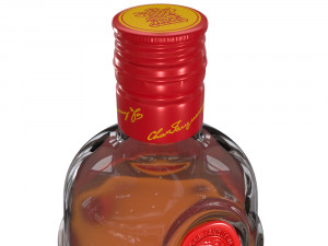 tanqueray 70cl bottle set 3D Model