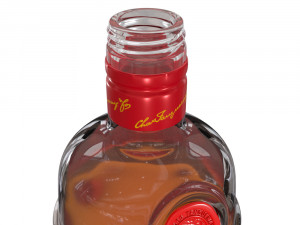 tanqueray 70cl bottle set 3D Model
