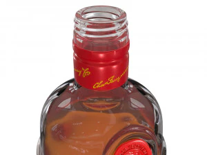 tanqueray 70cl bottle set 3D Model