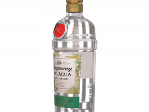 tanqueray 70cl bottle set 3D Model