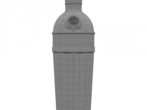 tanqueray 70cl bottle set 3D Model