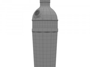 tanqueray 70cl bottle set 3D Model