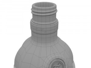 tanqueray 70cl bottle set 3D Model