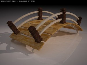 japan bridge 3D Model