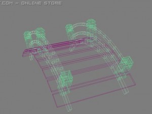 japan bridge 3D Model