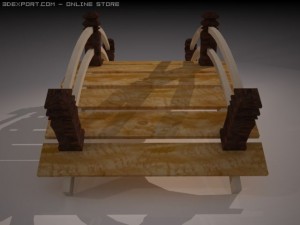 japan bridge 3D Model
