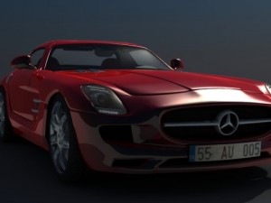 mercedes sls amg Model 3D
