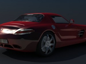mercedes sls amg 3D Model