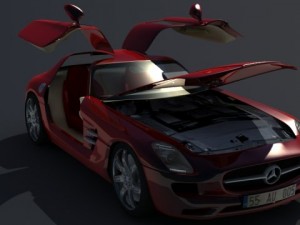 mercedes sls amg 3D Model