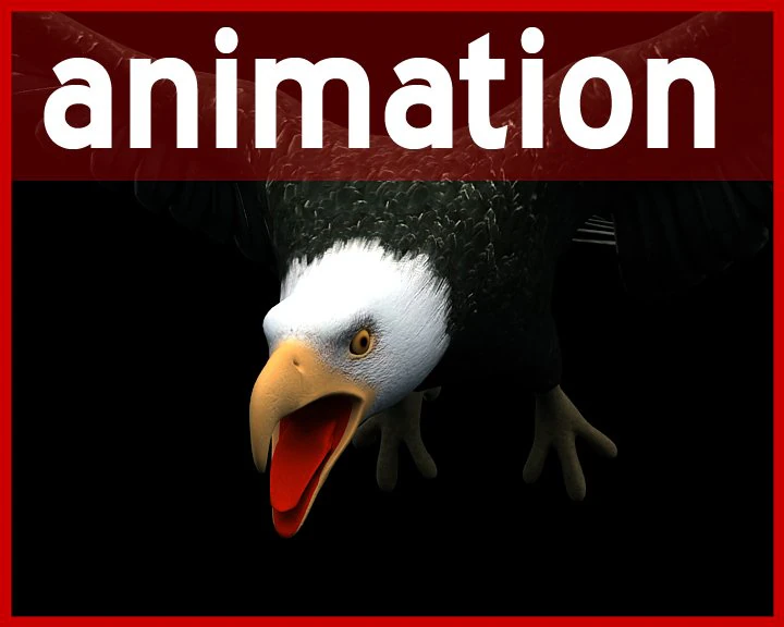 eagle 3D Model .c4d .max .obj .3ds .fbx .stl .blend 