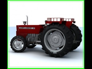 tractor rig Model 3D