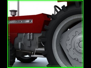 tractor rig Model 3D