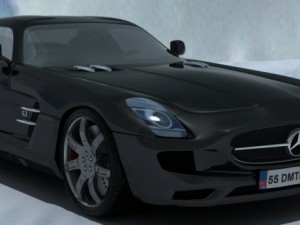 mercedes sls amg sport car 3Dモデル