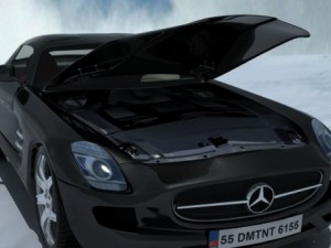 mercedes sls amg sport car 3Dモデル