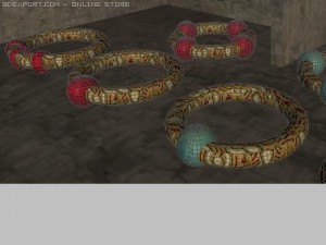 6x rings table 3D Model