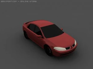 ルノー ラグーナ 2b 3Dモデル