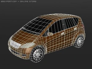 mercedes a 2 3D Model