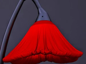 warde flower street lamp 3D Model