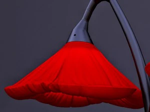 warde flower street lamp 3D Model
