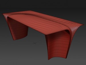 Mew zaha hadid table Modelo 3D